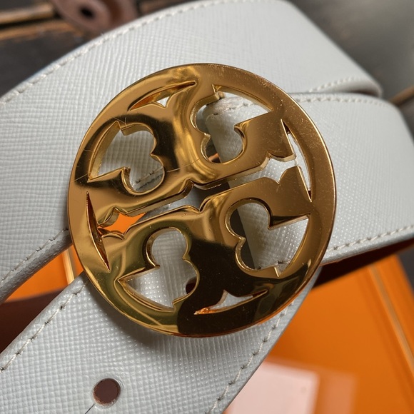 Tory Burch Light Blue and Gold Belt main image 6